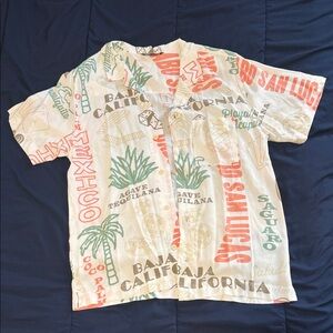 Men's Baja California Graphic Casual Shirt